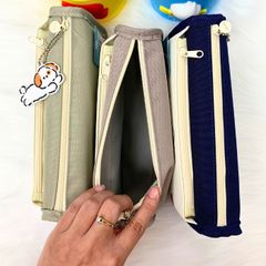 Bóp Viết Vải Good Girl 2 Ngăn Hộp Bút Canvas Cho Nữ