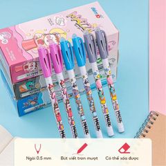 Combo 5 Bút Gel Xóa được TL TP-GELE01 Mực Xanh/Tím/Đen