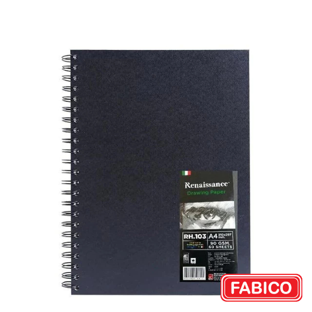 Tập 60 Trang Sketch Lò Xo Renaissance A4/RH103 A5/RH104 Giấy 90gsm