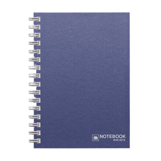 Sổ ghi chép bìa nhám gáy lò xo Elephant B5 70g 150 tờ WHC-301 SATIN PK5