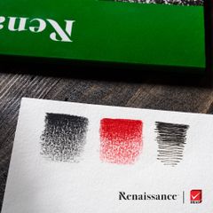 Tập 15 tờ giấy vẽ chì, giấy vẽ màu nước smooth surface 200gsm A3/A4/A6 Renaissance