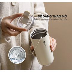 Cốc giữ nhiệt inox 304 Elmich dung tích 420ml EL8300 Chính Hãng