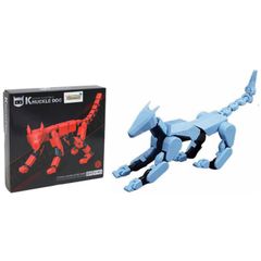 Đồ Chơi Lắp Ráp Mô Hình Knuckle Dog 3D Khớp Nối Linh Động Hang Wing 009