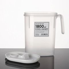 Bình đựng nước có quai Cool Handy 1.8L hàng Nhật Bản nhựa PP, PE cao cấp, An toàn cho sức khỏe