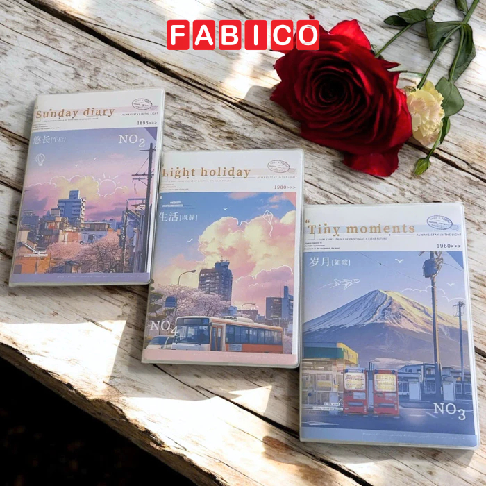 Sổ Tay Ghi Chú A5 Kẻ Ngang 240 Trang 80g Depai - Sổ Kế Hoạch Planner, Nhật Kí, Journal