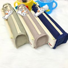 Bóp Viết Vải Good Girl 2 Ngăn Hộp Bút Canvas Cho Nữ