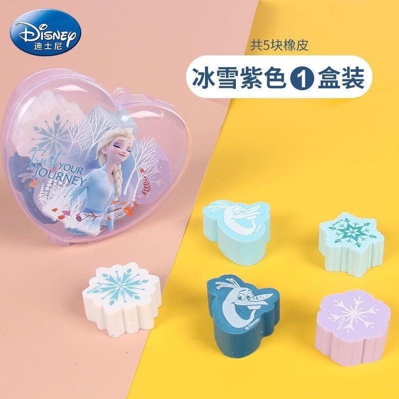 Hộp 7 Cục Gôm Mini Dễ Thương Họa Tiết Công Chúa Disney