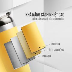 (CHÍNH HÃNG) CỐC GIỮ NHIỆT INOX 304 ELMICH EL-8010OL DUNG TÍCH 500ML
