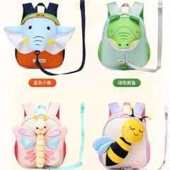 Ba Lô Mẫu Giáo Nhỏ Sun Eight 22138 Hình Động Vật Dễ Thương Cho Bé Đi Học