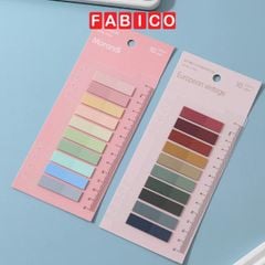 Giấy Phân Trang Depai - Giấy Nhớ Đánh Dấu Trang Tệp 10 Màu 200 Tờ Dạng Dài Nhiều Màu Sắc Tiện Lợi Đa Năng