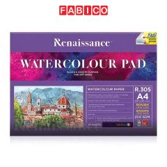 Tập Giấy Vẽ Màu Nước 15 Trang 200Gsm Renaissance Rough & Smooth Surface Fine Art Series