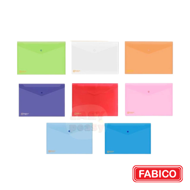 Bìa nút nhựa, bìa đựng bài kiểm tra Elephant 425A4/F 0.15mm