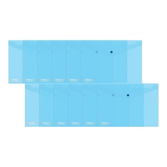 Bìa nút nhựa, bìa đựng bài kiểm tra Elephant 421 cỡ A4/F 0.18mm