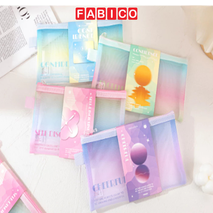 Túi Lưới A6 Nhiều Màu Kinhshion MW76121 Đựng Tài Liệu Khóa Kéo Chắc Chắn