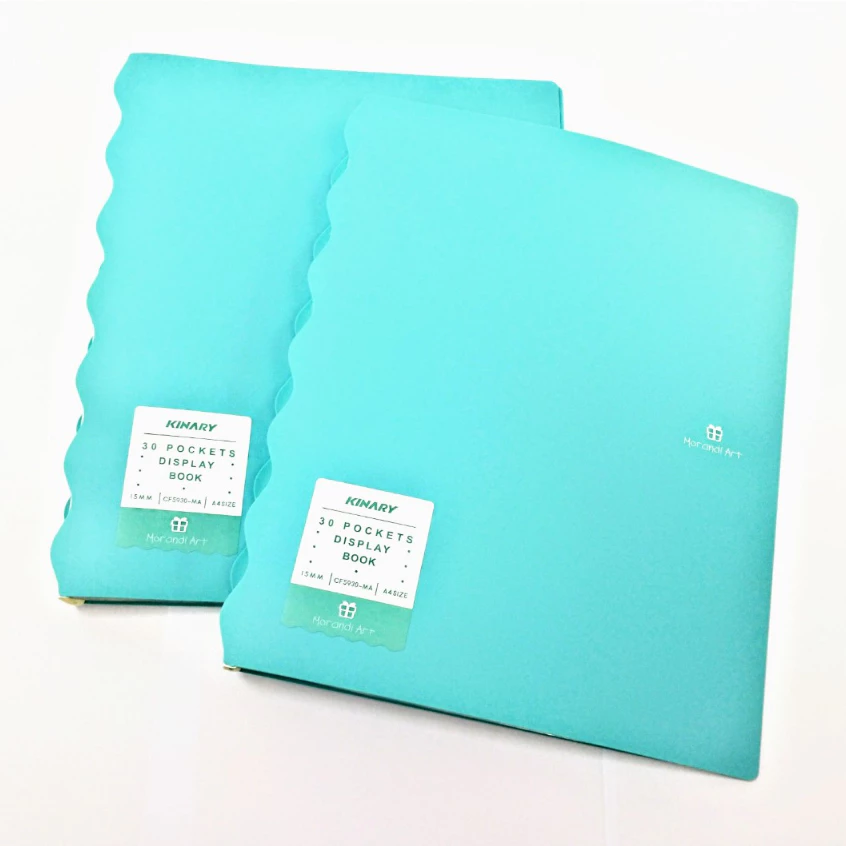 Bìa File Lá A4 Kinary Lưu Trữ Tài liệu 30 Lá 40 Lá Morandi Màu Pastel Siêu Xịn