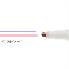 Bút Ninipie 2 Ngòi Bút Viết + Bút Đánh Dấu Highlight 2 Màu Pastel Siêu Xinh