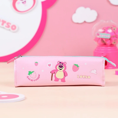 Hộp Đựng Bút PU Chống Nước Họa Tiết Disney Siêu Dễ Thương Cho Bé