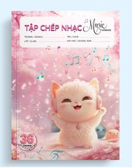 Tập Chép Nhạc 4 - Mèo Hồng Nghe Nhạc