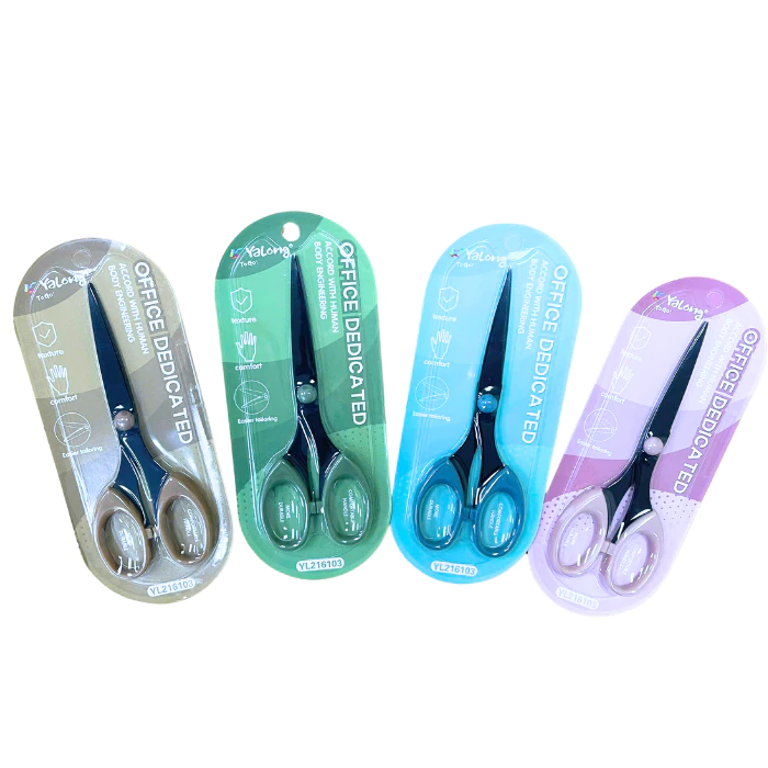 Kéo Văn Phòng Kéo Thủ Công 150mm Yalong Lưỡi Kéo Sắc Bén Chống Gỉ - Học Sinh Thủ Công Xé Dán Văn Phòng YL216103