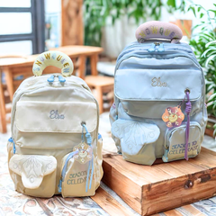 Ba Lô Thời Trang Teen Snow Queen Disney - Balo Bé Gái Nhiều Ngăn Chống Nước Đi Học Cấp 1, Cấp 2
