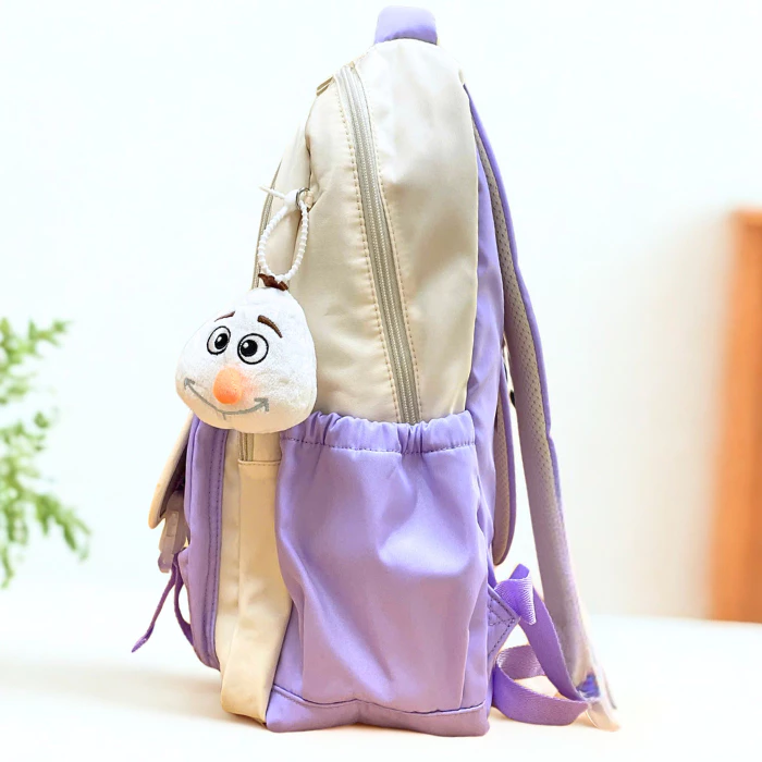 Ba Lô Thời Trang Teen Disney Snow Queen Cao Cấp - Balo Nhiều Ngăn Siêu Nhẹ Chống Nước