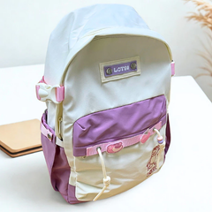 Ba Lô Thời Trang Teen Nữ Cao Cấp Disney B22149 - Balo Gấu Losto Dễ Thương Chống Nước Nhiều Ngăn