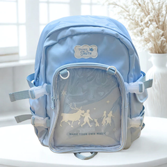 Ba Lô Thời Trang Teen Nữ Cao Cấp Disney Snow Queen B22160 - Balo Xinh Xắn Siêu Nhẹ Chống Nước