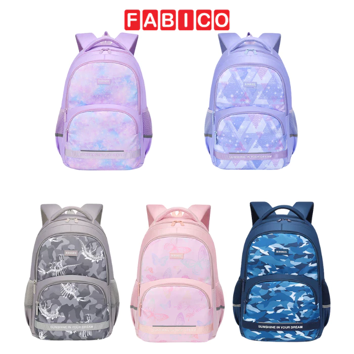 Ba Lô Thời Trang Teen Nữ BNS-6017 Balo Nhiều Ngăn Siêu Nhẹ Chống Nước