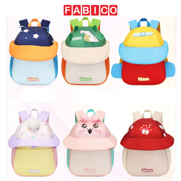 Ba Lô Mầm Non Binnes BNS 6032 - Balo Nhỏ Siêu Nhẹ Chống Nước