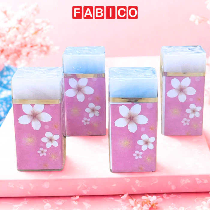 Gôm Tẩy Yalong Hình Hoa Anh Đào Không Bụi Vụn Tẩy Gôm Dẻo Dai Tẩy Siêu Sạch