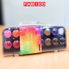 Bộ Màu Nước Dạng Nén Water Color Great Artist Yalong 16/ 28 Màu Tươi Đậm Mịn Dễ Hòa Tan Tô Màu Vẽ Tranh Chuyên Nghiệp