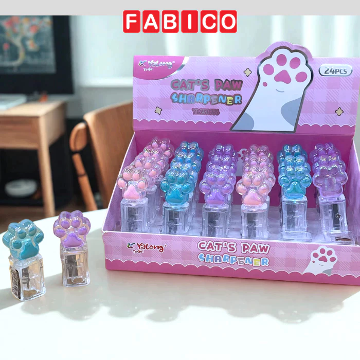 Chuốt chì Cat's Paw Yalong YL231656 Gọt Chì Dễ Thương Nhiều Màu