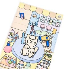 Bộ Tranh Tương Tác Cô Tiên Xanh - Tiệm Spa Thú Cưng