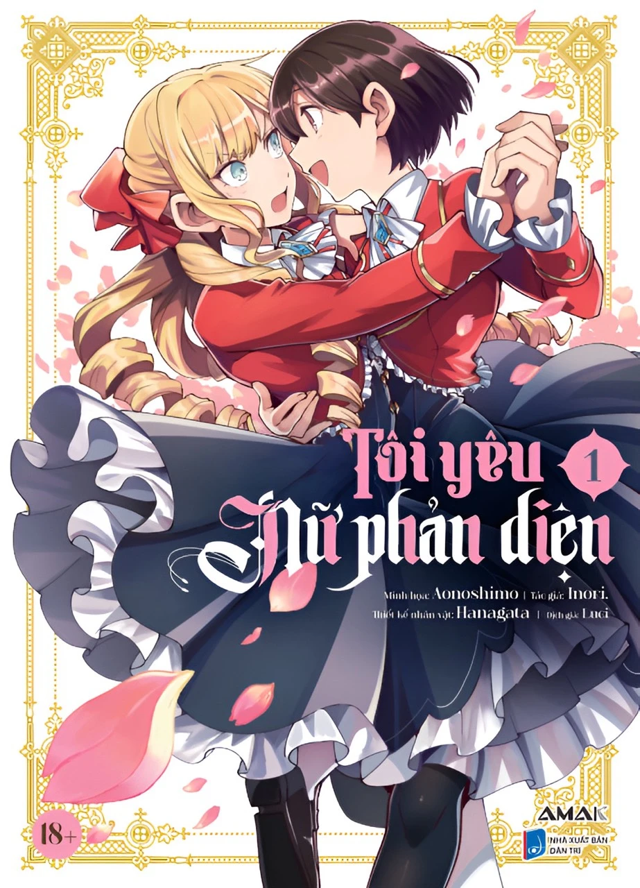 Bộ [Manga] Tôi Yêu Nữ Phản Diện - Tập 1 - Tặng Kèm 1 Bìa Áo Rời Phủ UV + 3 Postcard Hai Mặt Phủ Nhung