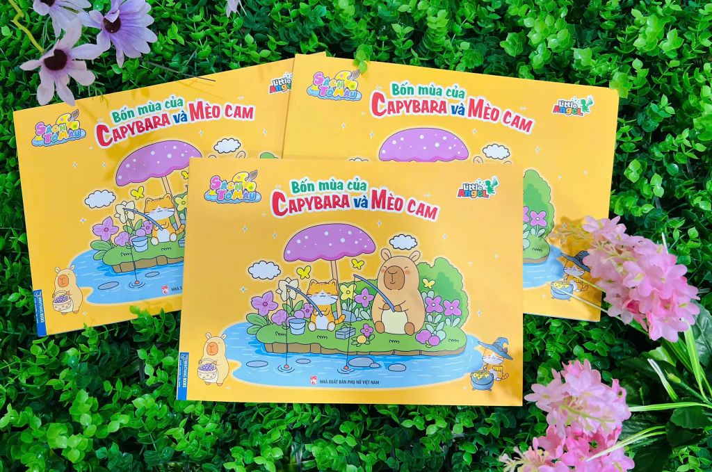 Bốn Mùa Của Capybara Và Mèo Cam