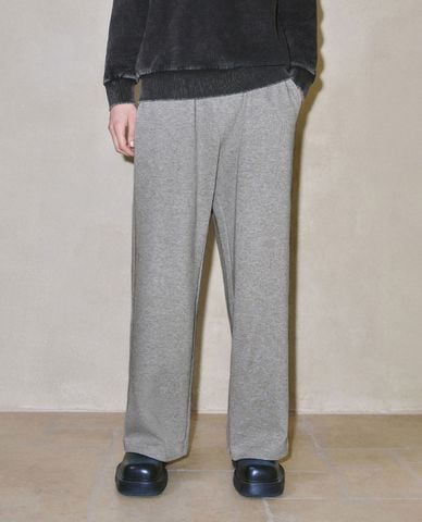  URBAN REVIVO - Quần nam ống rộng lưng thun cá tính 