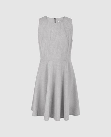  URBAN REVIVO - Đầm sát nách mini cổ tròn A-Line 