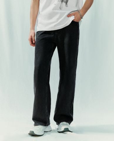  URBAN REVIVO - Quần jeans nam ống đứng Straight 