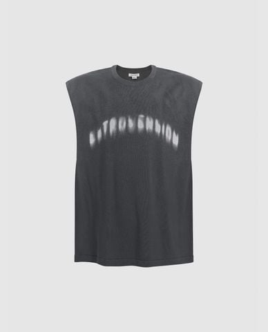  URBAN REVIVO - Áo sát nách nam cổ tròn hiện đại 