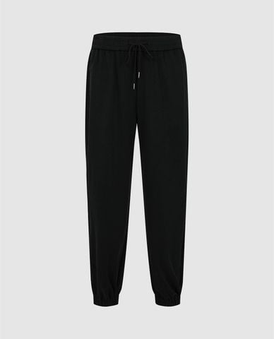  URBAN REVIVO - Quần jogger nam lưng thun rút dây Drawstring 