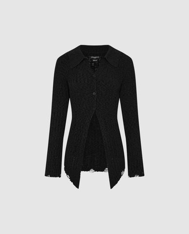  URBAN REVIVO - Áo thun nữ tay dài phom ôm hiện đại 