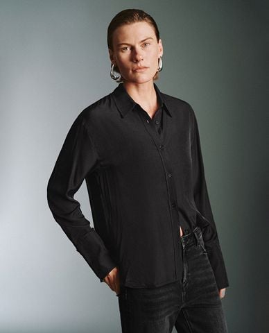  URBAN REVIVO - Áo sơ mi nữ tay dài thanh lịch 