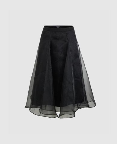  URBAN REVIVO - Chân váy chữ A midi thời trang 