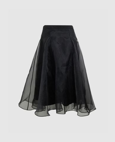  URBAN REVIVO - Chân váy chữ A midi thời trang 