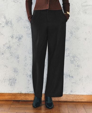  URBAN REVIVO - Quần nữ ống rộng thanh lịch 