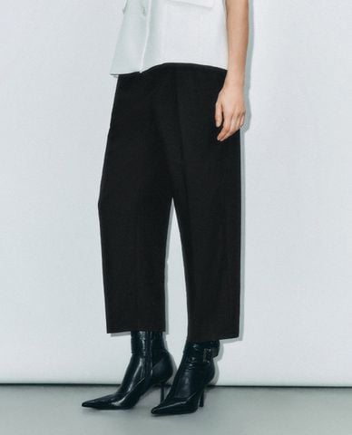  URBAN REVIVO - Quần nữ ống đứng hiện đại 