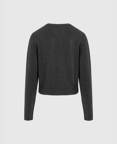  URBAN REVIVO - Áo khoác cardigan nữ cổ tròn tay dài 