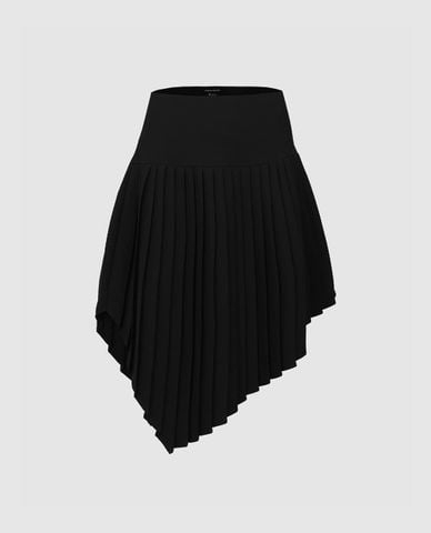 URBAN REVIVO - Chân váy xếp li midi Pleated A Line 