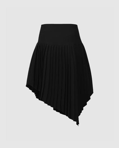  URBAN REVIVO - Chân váy xếp li midi Pleated A Line 