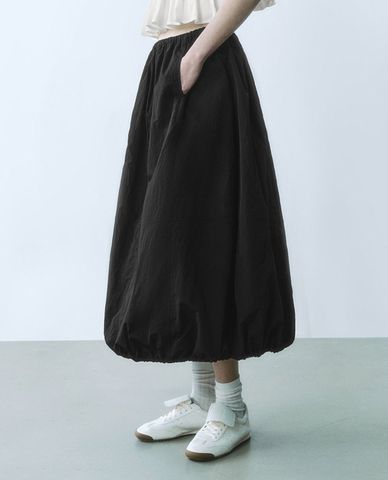  URBAN REVIVO - Chân váy phom suông midi Balloon 